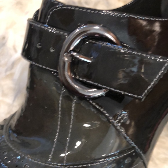 ANTONIO MELANI STORMY PATENT LEATHER BOOTIES - Picture 7 of 11